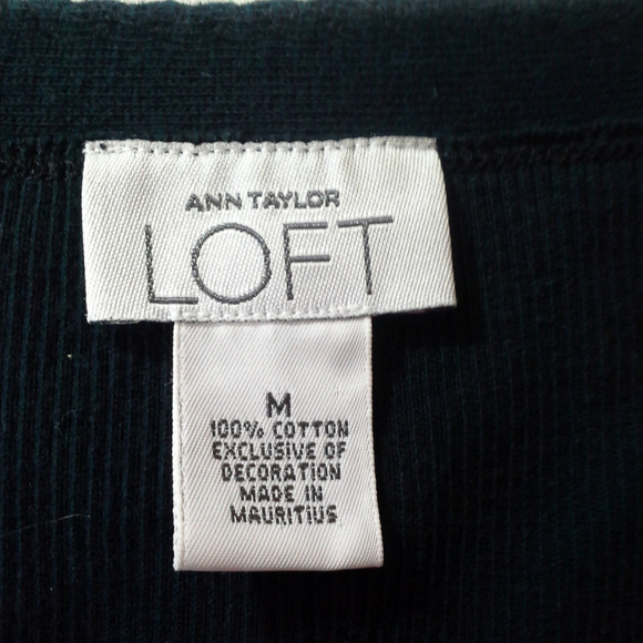 Loft womens sweater Size M Black Cardigan - Picture 3 of 8